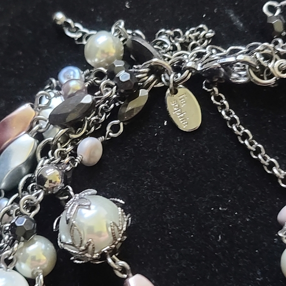 Lia Sophia Multi Strand Beaded Necklace - Picture 4 of 5